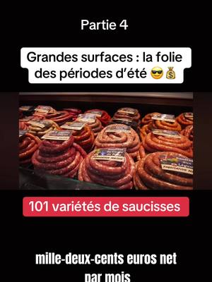 A post by @replay_tv682 on TikTok caption: #CapCut #fyp #repost #pourtoi #rediffusion #soleil #grandesurface #hypermarché #intermarché #carrefour #saucisse #barbecue #argent #riche 