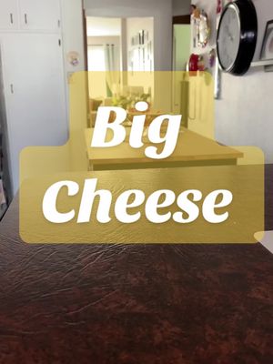 A post by @tinycomfortskitchen on TikTok caption: Big Cheese 🧀#maximalistdecor #maximalisthome #colorfulhomedecor #maximalism 