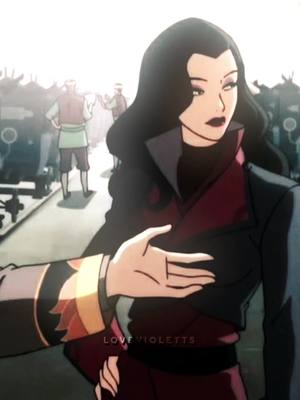 A post by @lovevioletts on TikTok caption: asami sato is my apology for my inactivity || fr though i'm sorry i ran out of storage 😭🙌 #lovevioletts #asami #asamiedit #asamisato #asamisatoedit #tlok #tlokedit #thelegendofkorra #chappellroan #viral #foryou #fyp #fypシ゚ 