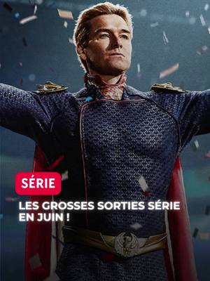 A post by @ledebriefing on TikTok caption: Voici les plus grosses sorties de séries du mois de juin sur les différentes plateformes de streaming. 📺 #netflix #disney #primevideo #theboys #starwars 