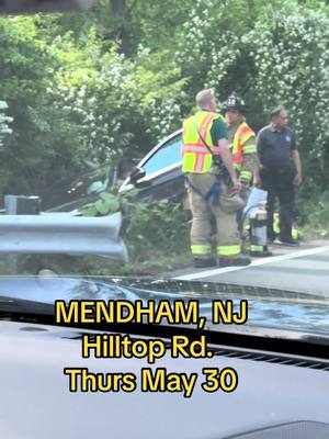 A post by @newjerseynews on TikTok caption: #nj #NJnews #newjersey #fypシ #mendhamnj #morriscounty #accident #crash 