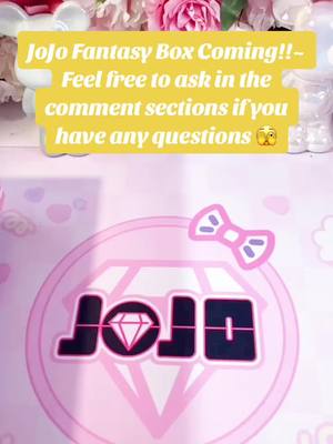 A post by @diyjojo_nora on TikTok caption: JoJo Fantasy Box Coming!!~  Feel free to ask in the comment sections if you have any questions 🫣