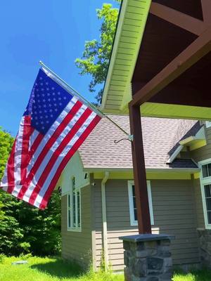 A post by @andrei_grisco on TikTok caption: My new American Flag 🇺🇸 is on !!! God Bless America!!! #patriots #great #flagusa 