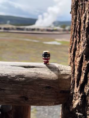 A post by @mrsofarrell on TikTok caption: Well, babe. We made it to Yellowstone on Memorial Day weekend. It was breathtaking and beautiful - and we missed you terribly. 🇺🇸💔 #Yellowstone #OldFaithful #widowsoftiktok #heshouldbehere #cw4paulofarrell #fyp #BucketList @Paul OFarrell 