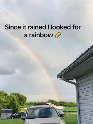 A post by @witchtok1229 on TikTok caption: I looked for a rainbow after the #rainstorm #rainbow #witchtok #witchythings #witchyvibes #witchy 