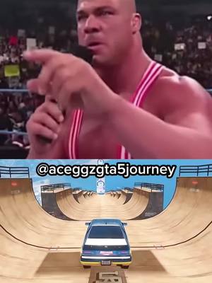 A post by @aceggzgta5journey on TikTok caption: What did Kurt Angle sayyy 😂😳 #fyp #foryou #xyzbca #gta5 #WWE #aceggzz 