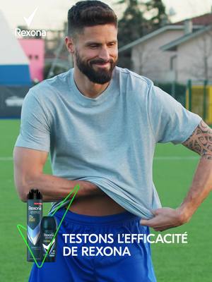 A post by @oliviergiroud on TikTok caption: Mon secret pour rester frais pendant l’UEFA EURO 2024™️ la gamme d'anti-transpirants Rexona 72h! My secret for staying fresh during UEFA EURO 2024™️? Rexona 72h antiperspirant range!