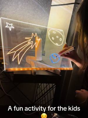 A post by @loyayabby on TikTok caption: This little dry erase board is so fun for kids and adults 😊 