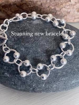 A post by @hope.jewellery.cotswolds on TikTok caption: This new bracelet is proving to be very popular. I’ve been asked to make it in gold so I’m working on a vermeil gold plated version!! #handmadesilverbracelet #sterlingsilverbracelet #handmadelinkbracelet #hopejewellery 