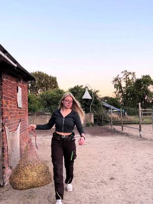 A post by @larissaheger on TikTok caption: Nur ein alter Repost 🌾🐴 #farmgirl #fyp #landwirtschaft #dorfkind #viral #horsesoftiktok #engelbertstrauss #frauenpower #dorfliebe #engelbertstrausshose 