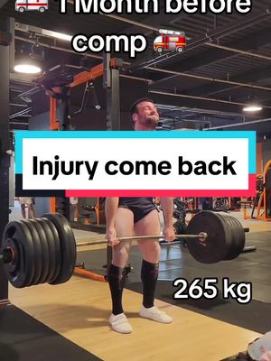 A post by @oncle_tchoupi on TikTok caption: Un retour de blessure plus qu'improbable, mais on a rien laché du début à la fin.  #viral #pr #deadlift #injuryrecovery #comeback #muscu #back #backinjury #rehab #gym #pourtoi #fyp 