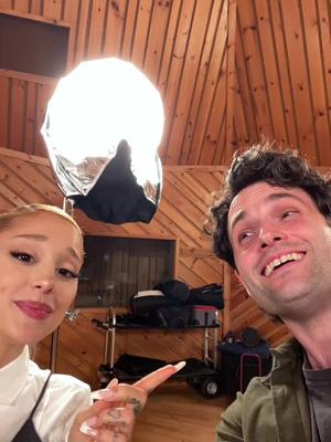 A post by @iampennbadgley on TikTok caption: I said shut up so she said shut UP @arianagrande on @Podcrushed part 1 out now #eternalsunshine #positions #podcrushed 