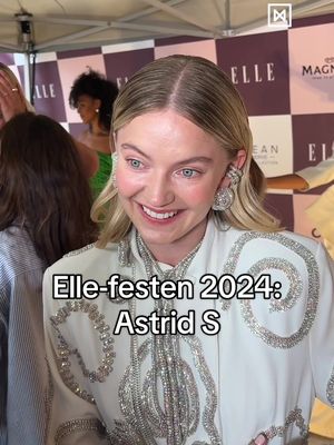 A post by @minmote on TikTok caption: Norsk design 🤌✨ @Astrid S #ellefesten2024 #ellefesten 