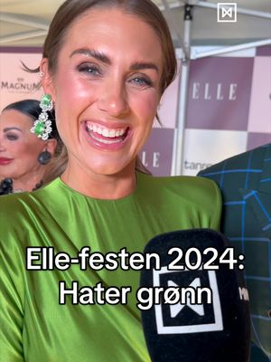 A post by @minmote on TikTok caption: Tar grønn tilbake 💚 #ellefesten2024 #ellefesten 