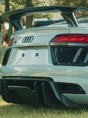 A post by @tfs.visuals on TikTok caption: Beautiful Audi R8 V13 - #audi #r8 #cars #fy #469edits ❌Geiler Sound aber trotzdem nein zu Alice Weidel❌