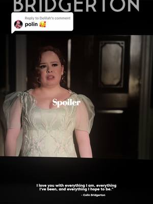 A post by @even_strangerr_things on TikTok caption: Replying to @Delilah #bridgerton #fyp #bridgertonnetflix #spolier #colinbridgerton #nicolacoughlan #penelopefeatherington #polin #bridgertonseason3 #lukenewton #bridgertonedit @Bridgerton @Netflix #foryou #netflixseries 