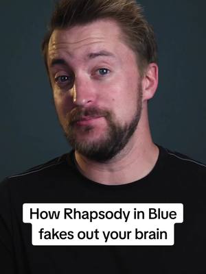 A post by @charlescornellstudios on TikTok caption: Rhapsody in Blue uses rhythmic permutations in a SUPER cool way! #piano #musiclesson #musictheory #musictok 