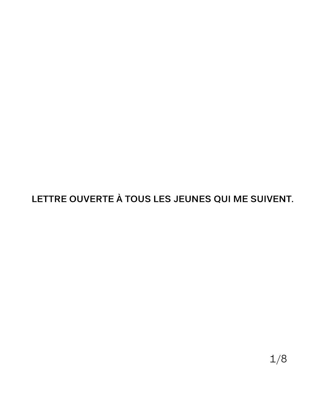 A post by @squeezie on TikTok caption: Lettre ouverte à tous les jeunes qui me suivent 🇫🇷