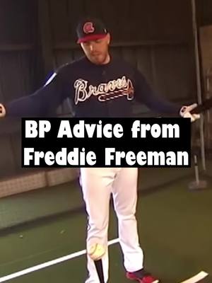 A post by @d.r.hitting on TikTok caption: BP w/ a Former MVP This thought process can help you tremendously. If you constantly get out front and get big in BP, a lot of times this doesn’t translate into game success. In BP: 🚨HAVE A FOCUS🚨 Listen to Freddie’s focus. This doesn’t have to be your exact focus but find what works the best with you and make sure you are attacking it in BP. He knows his approach and focuses on it in BP so when the lights turn on, he can translate it into a good game! - #fyp #MLB #baseball #MessFreeHero #softball #mlbbcreatorcamp #baseballboys #softballtiktoks #softball girls #baseballlife #iowa #dubuque #cubacity #houston #mentalcoaching #baseballboy #beisbol 