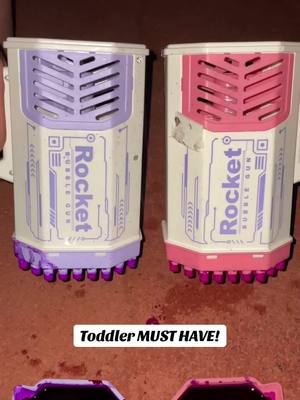 A post by @evening8880 on TikTok caption: Toddler must have !! Its getting warmer outside & the babies love bubbles! Its even fun for the older kids !! Love it #bubblegun #toddlermomsoftiktok #MomsofTikTok #tiktokshopfinds #rocketbubblegun #toysforkids 