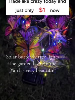 A post by @bznsjoag on TikTok caption: So pretty #lights #solarlights #outdoorlamp #garden #lawn #homedecor #atmosphere #fireworklight #but 