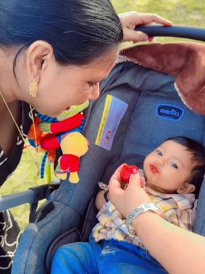 A post by @navsar786 on TikTok caption: ❤️❤️🧿🧿#cutebaby #babylove #trending #tiktok #meriduniya 