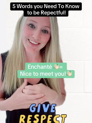 A post by @learn_french_teacher on TikTok caption: French Manners #frenchmanners #frenchvocabulary #frenchwords #howtospeakfrench #basicfrench #simplefrench #learnfrenchwords #frenchlanguagelearning #beginnerfrench #easyfrench #frenchforkids #aprendrefrançais #apprendrelefrançais #apprenderfrancés #greenscreen 