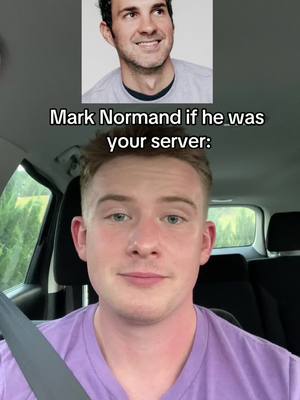 A post by @nolennerren on TikTok caption: Accurate? #marknormand #funny #server #impression 