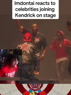 A post by @rrelate4u on TikTok caption: Celebrities join Kendrick Lamar on stage while performing “not like us” #imdontai #hiphop #rapmusic #spotify #playlist 