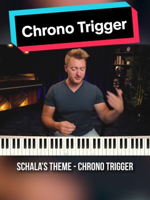 A post by @charlescornellstudios on TikTok caption: I just put out a video diving into the music from Chrono Trigger and I'm constantly blown away by the depth of musicality composers of early game music were able to get out of such simple harmony! #chronotrigger  #snes #musictheory #musictok 