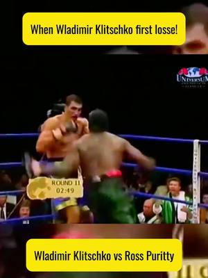 A post by @haydnmarkwayne on TikTok caption: Wladimir Klitschko vs Ross Puritty #boxing #boxing🥊