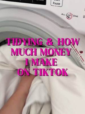 A post by @laurenedenelizabeth on TikTok caption: HOW MUCH CAN YOU MAKE ON TIKTOK? #tidywithme #cleaning #tiktokmoney