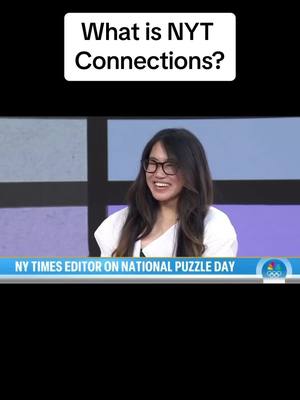 A post by @bradsblocks on TikTok caption: What is the trending NYT connections puzzle game? #explained #nyt 