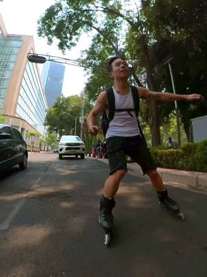 A post by @shred.e on TikTok caption: #LostSoulRoadTrip #MoveFreely #InlineSkating @Rollerblade 