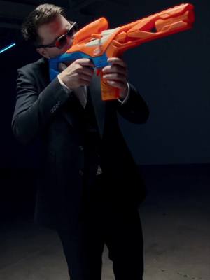 A post by @lukadoncic on TikTok caption: #ad Teamed up with @Nerf to bring my favorite action movies to life 🎬 The new N Series Pinpoint blaster is scary accurate 🎯 Check it out!