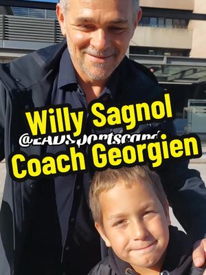 A post by @eadsportscards on TikTok caption: Glückwunsch an Willy Sagnol für den Sieg gegen Portugal. Unglaublich was er aus dem Team Georgiens herausholt. Trainer für Bayern? Aber jetzt erst mal den Sieg genießen und ab ins Achtelfinale. #georgien #EURO2024 #epischersieg #believe #gff #geopor #gelsenkirxhen #sagnol #willysagnol #eads2024 #eadsportscards #fcbayern 