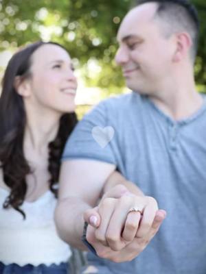 A post by @baileyrosedavis on TikTok caption: I cant wait to marry my best friend! Only one more month to go ❤️💍 #foreverandalways #engagementpictures #photography 