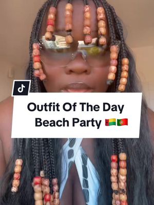 A post by @__jessyray__ on TikTok caption: Look Do Dia - Festa De Praia Afronation 🇵🇹🇬🇼 #outfitoftheday #outfitideas #beachpartyoutfit #fyp #parati #jessyray #OOTD #sheincurve #afronation #portugal #outfit #portimao #algarve #praiadarocha #palops🇦🇴🇲🇿🇸🇹🇨🇻🇬🇼 #palops🇲🇿🇨🇻🇬🇼🇧🇷🇵🇹🇦🇴🇰🇳🇸🇹🇹🇱 #palops🇦🇴🇲🇿🇸🇹🇨🇻🇬🇼🇹🇱 #guigui #guinense #zyxbca 