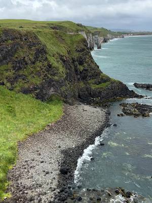 A post by @tysonmoorebuilds on TikTok caption: What an incredible place to visit! #dunlucecastle #giantscauseway #northernireland #tysonmoorebuilds 