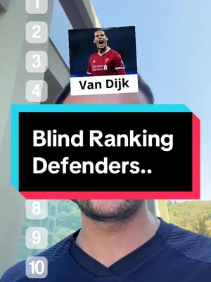 A post by @kierankirk07 on TikTok caption: Blind ranking defenders.. what’s everyones thoughts on it? #fyp #football #footballtiktok #blindranking #defenders #futbol #EURO2024 