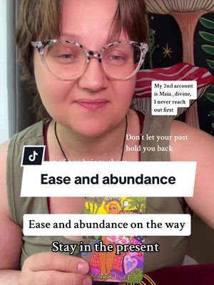 A post by @maia_divine_creative on TikTok caption: Allow this ease into your life 💖 #tarotreading #tarot #channelledmessages 