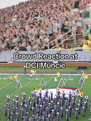 A post by @bluestarsdci on TikTok caption: Thank you Muncie 💙 #dci #drumcorps #marchingband 