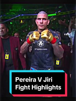 A post by @rexmma_ on TikTok caption: Pereira V Jiri Fight Highlights #prochazka #pereira #alexpereira #poatan #UFC #mma #ufc303 #ufcedit 