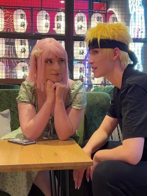 A post by @taiyomun.cos on TikTok caption: Sakura: @maybeMairi 💕 Had this sound saved for months 😭  . #naruto #narusasu #sasunaru #sakura #sasuke 