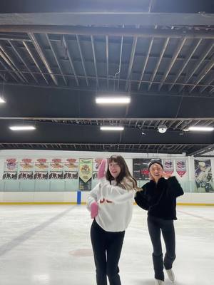 A post by @parissmith_ on TikTok caption: this was such a fail 😂 kpop on ice is no joke hahaha also featuring my girl @esmée ko 💗 