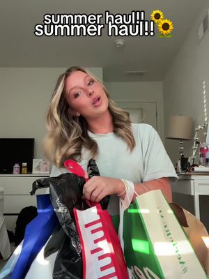 A post by @itzkenziemarie on TikTok caption: summer haul!! #mallhaul #haul #summerhaul 