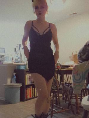 A post by @lilxdemonxo on TikTok caption: loving this new dress :) #alternative #fitcheck 