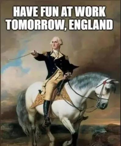 A post by @makemead on TikTok caption: Just remember tomorrow morning when you wake up. You live in the greatest country at the greatest time to be alive ever. 