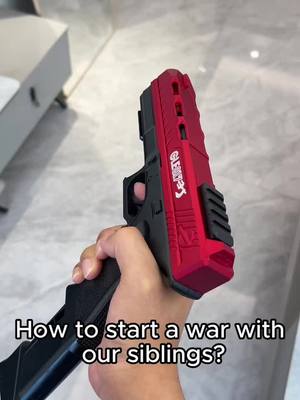 A post by @caissatoy_54 on TikTok caption: Start a war with your family in the summer! I found the best gel blaster 😁 #gelblaster #Gelblaster #orbeez #gelblasterusa #seniorassassin #assassin 