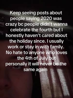 A post by @renwalshhh on TikTok caption: I read a post that stuck with me, “tonight, there are children in cages who will listen to the sound of fireworks and think that represents freedom”  Might delete this lol 